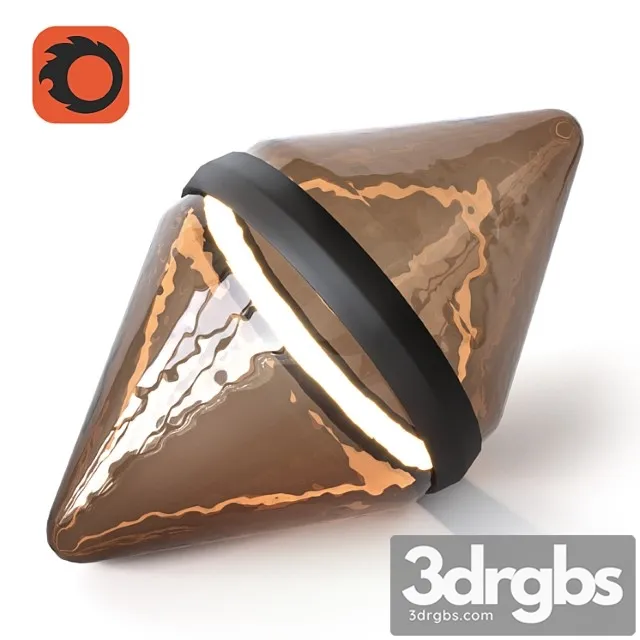 Floor Lamp Hollow By Dan Yeffet 3D Model Free