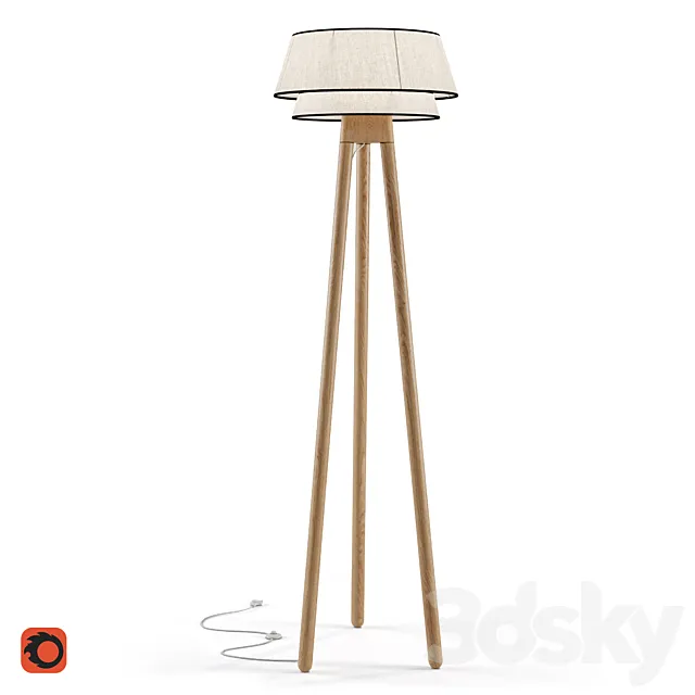 Floor lamp La Redoute Epilogon 3D Model