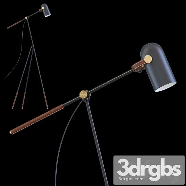 Floor lamp lampatron bullet 3D Model Free