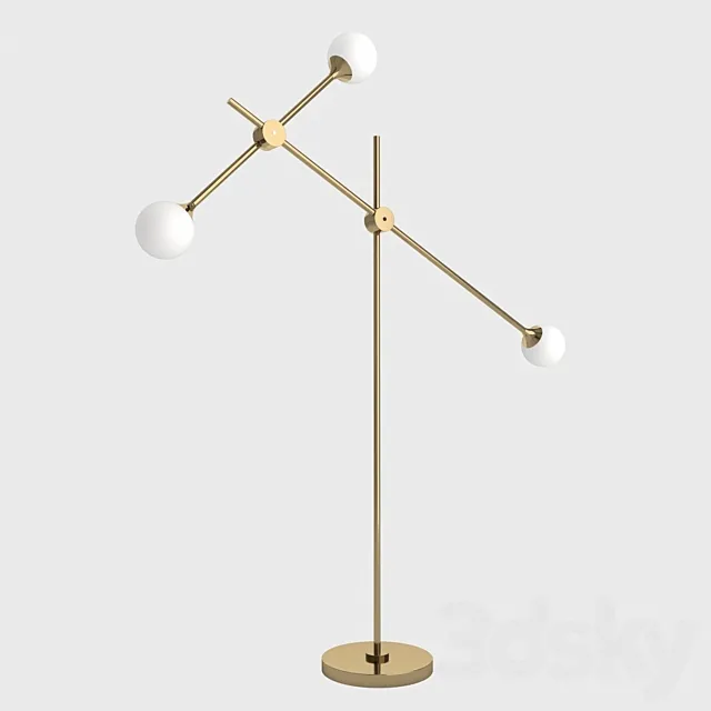 Floor lamp lampatron tilt 3D Model