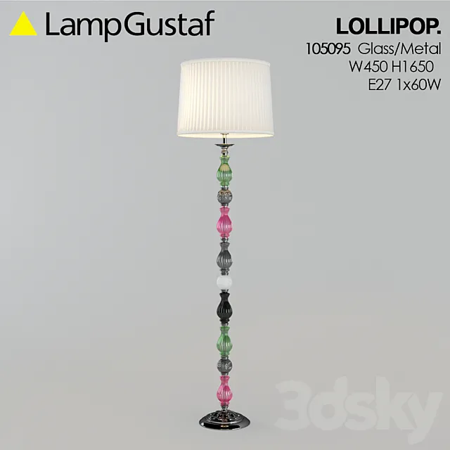 Floor lamp LAMPGUSTAF LOLLIPOP 3DModel