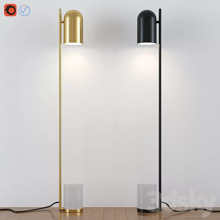 Floor lamp Luceo Floor Lamp by AYTM 3D Model