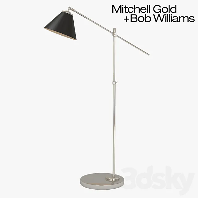 Floor lamp Mitchell Gold Arnaud Floor Lamp 3D Model