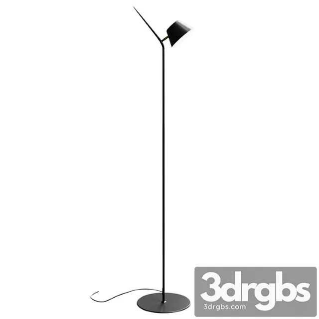 Floor Lamp Mosti Black 3D Model Free