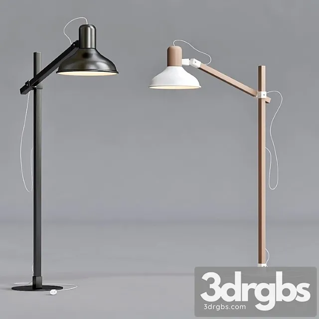 Floor Lamp Nowodvorski 6534 Wood Boy 3D Model Free