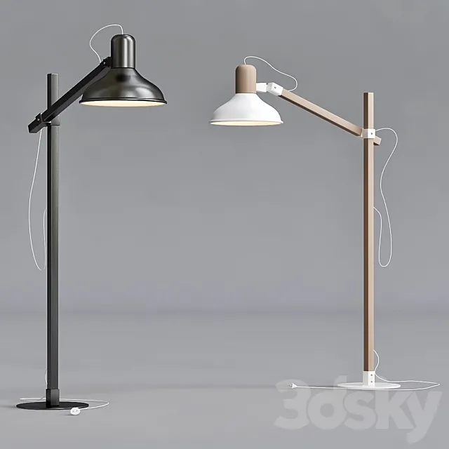 Floor lamp - Nowodvorski 6534 WOOD BOY 3DModel