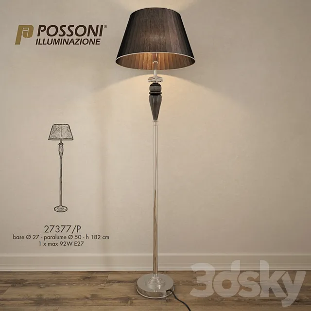 Floor lamp Possoni 3DModel