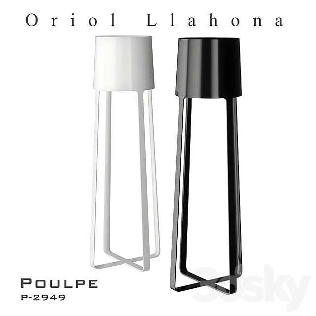 Floor lamp Poulpe P-2949 3DModel