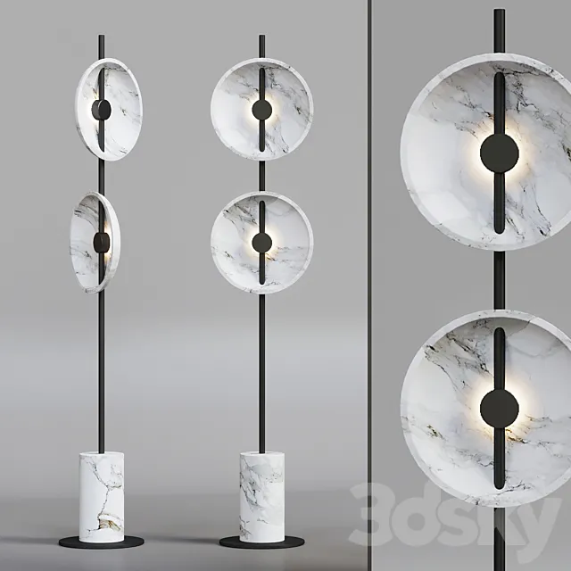 Floor lamp Rakumba Lighting Mito floor lamp 3D Model