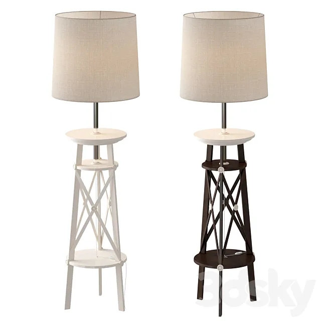 Floor lamp-shelf La Mer 3DModel