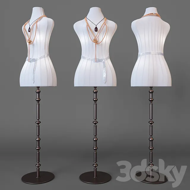 Floor lamp silhouette 3DModel