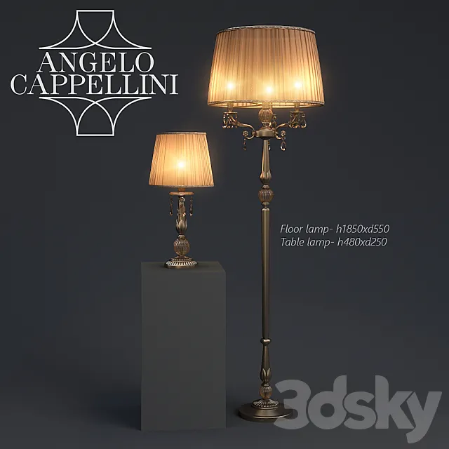 Floor lamp & Table lamp Angelo Cappellini Free Download