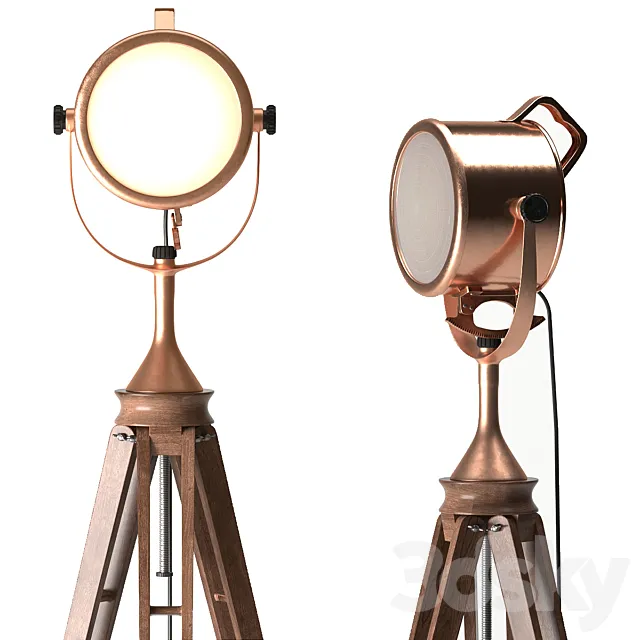 floor lamp vintage 3D Model