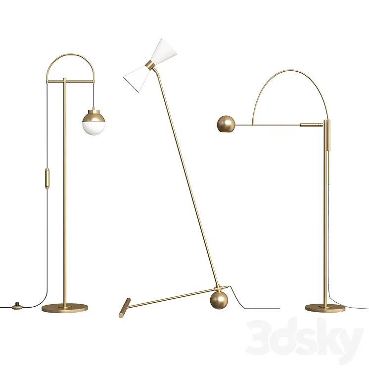 floor lamp38 3D Model Free