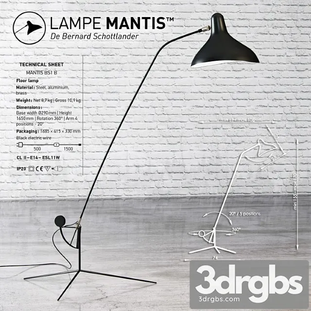 Floor lamp_1 3D Model Free