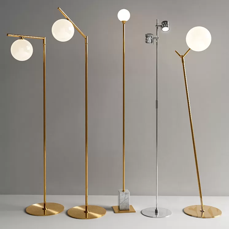 Floor lamps Aromas del Campo set 3D Model