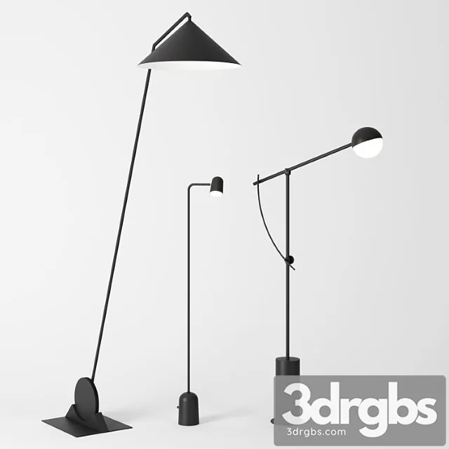 Floor Lamps By Northern 3D Model Free