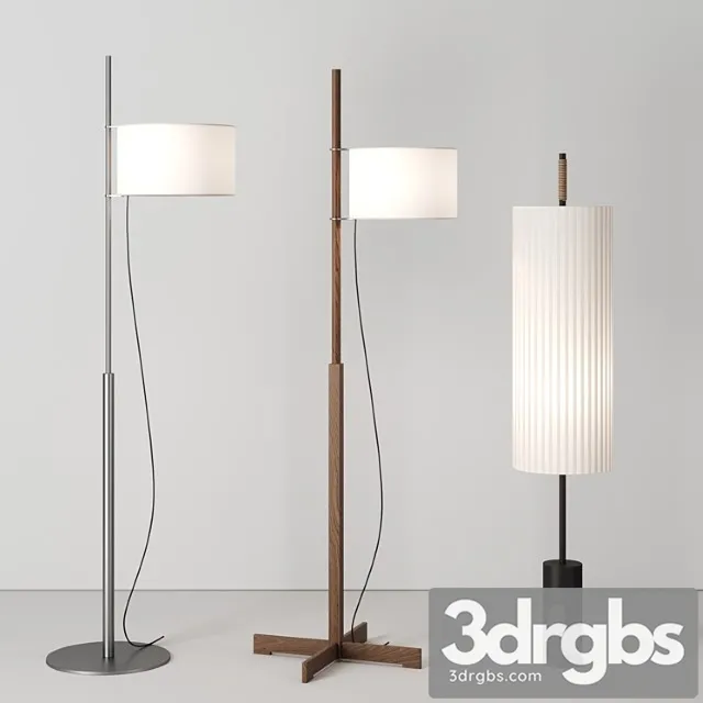 Floor Lamps by Santa Cole 3D Model Free