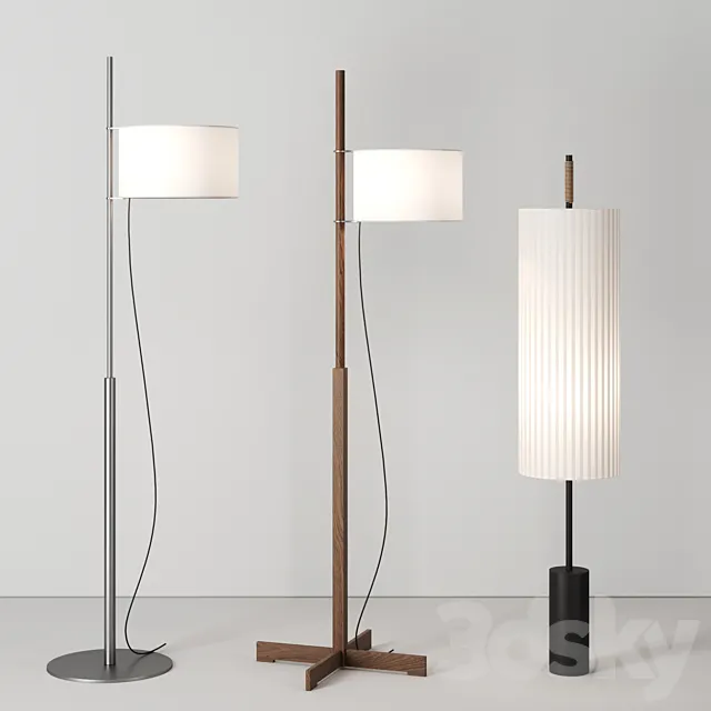 Floor lamps by Santa & Cole 3DModel