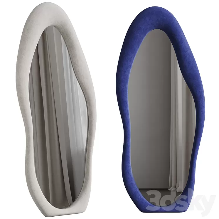 Floor mirror Ginny Irregular 3D Model Free