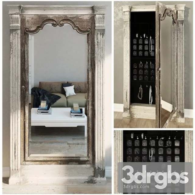 Floor mirror Hooker Furniture 3D Model Free