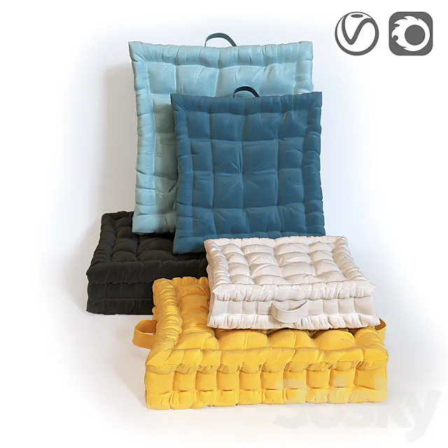 Floor pillow SCENARIO 3D Model
