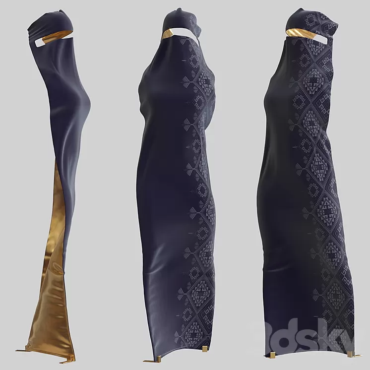 Floor sculpture Vargov Design - Eastwind 3D Model Free