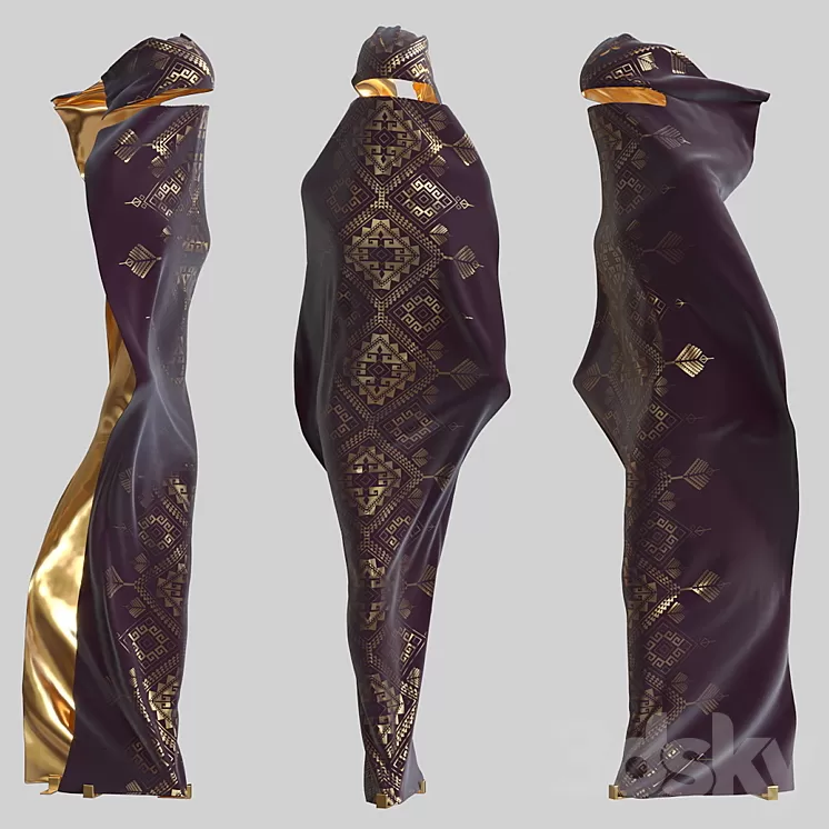 Floor sculpture Vargov Design - Eastwind 3D Model Free