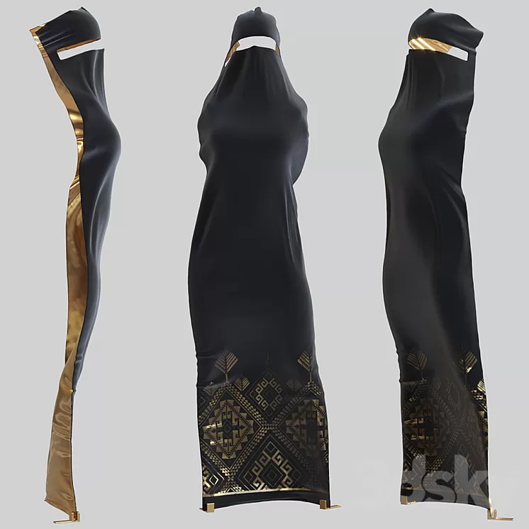 Floor sculpture Vargov Design - Eastwind 3D Model Free