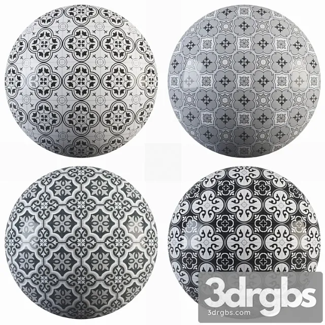 FLoor Tile Collection 01 3D Model Free