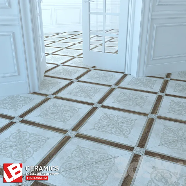 Floor tiles Perfect. LB-Ceramics 3DModel