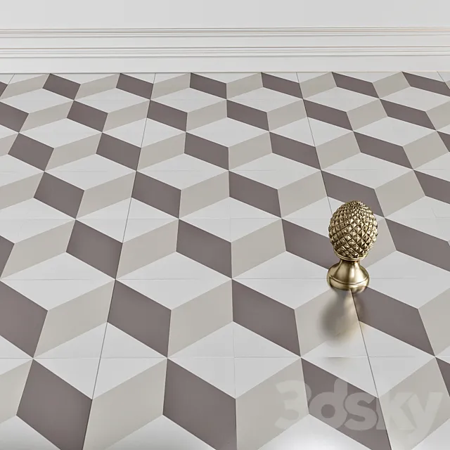 Floor tiles_4 3D Model
