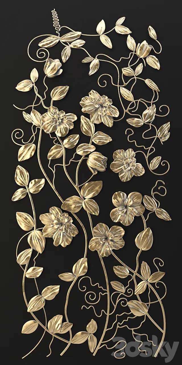 floral decorations 3D Model