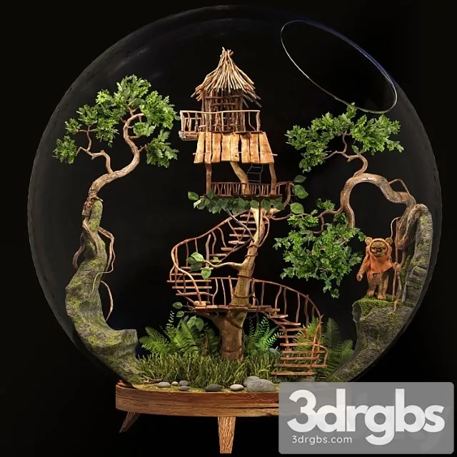 Florarium 20 3D Model Free