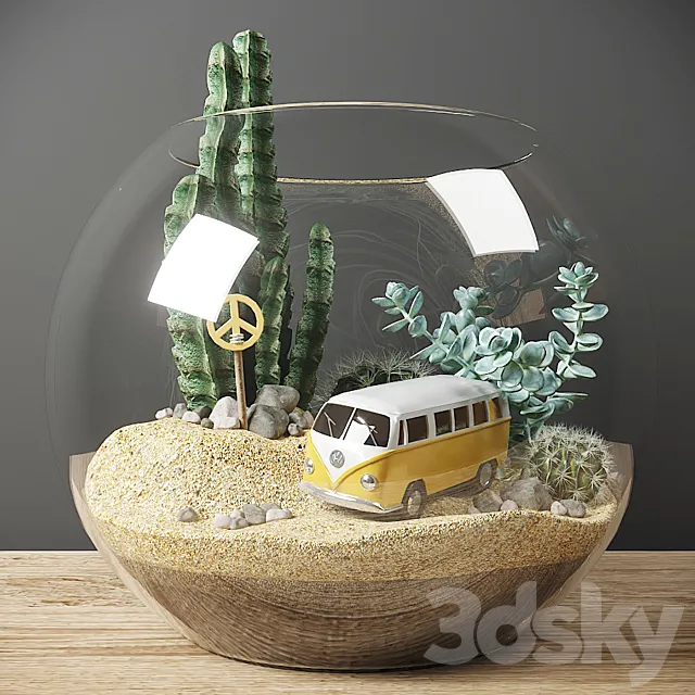 Florarium mini 3D Model