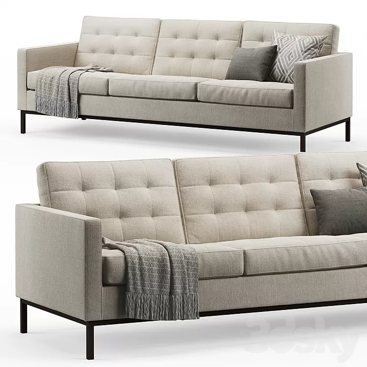 Florence Knoll Sofa 3D Model