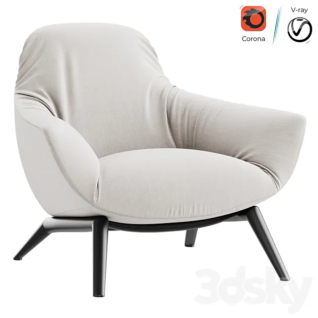 FLORENTIA_Armchair 3D Model