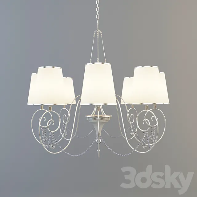 florenz lamp _ foglia argento 3DModel