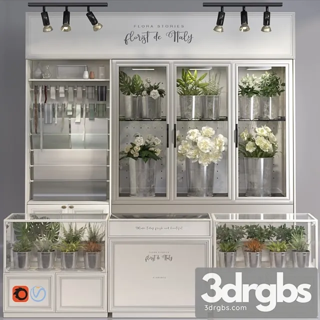 florist 3D Model Free