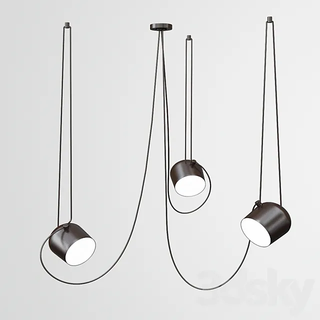 Flos Aim 3 Pendant Lighting 3D Model