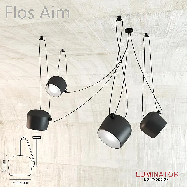 Flos Aim 3D Model