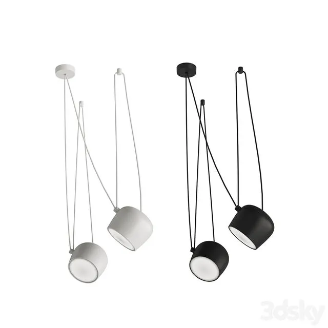 Flos Aim Lamps 3D Model