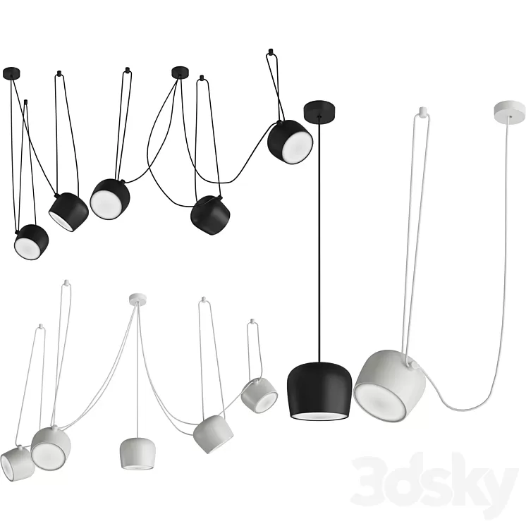 Flos Aim Lamps 3D Model