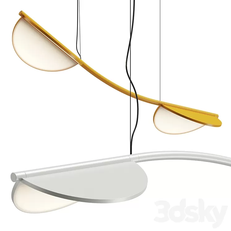Flos Almendra Arch S2 Pendant Lamp 3D Model Free