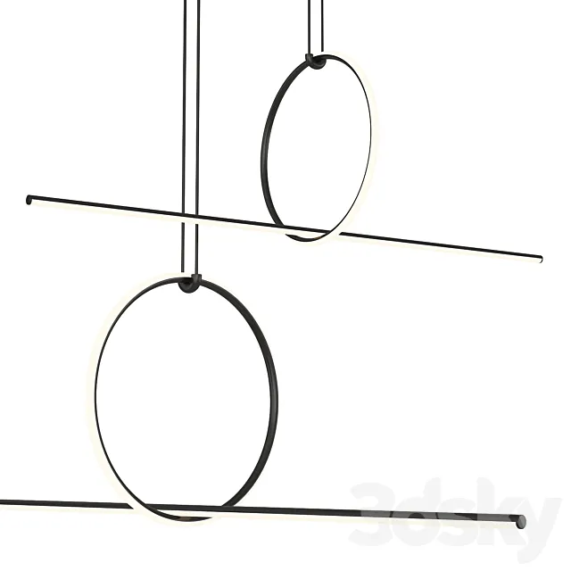 Flos Arrangements Compositie 5 hanglamp 3D Model