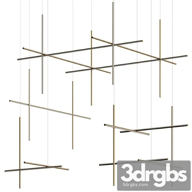 Flos Coordinates Pendant Lamps Full Complication 3D Model Download