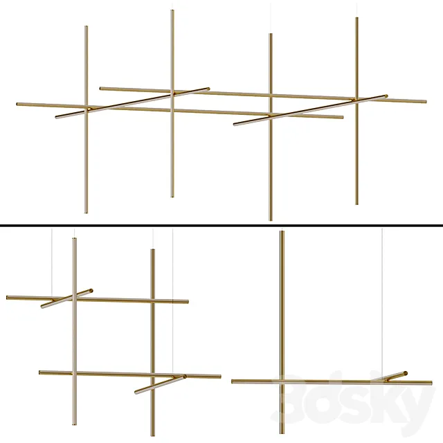 Flos Coordinates Suspension Collection 3D Model