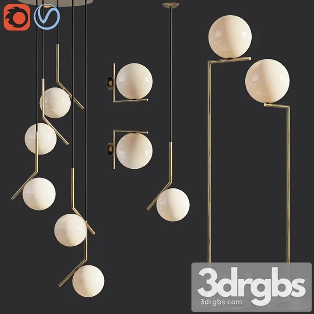 Flos ic lights_2 3D Model Free
