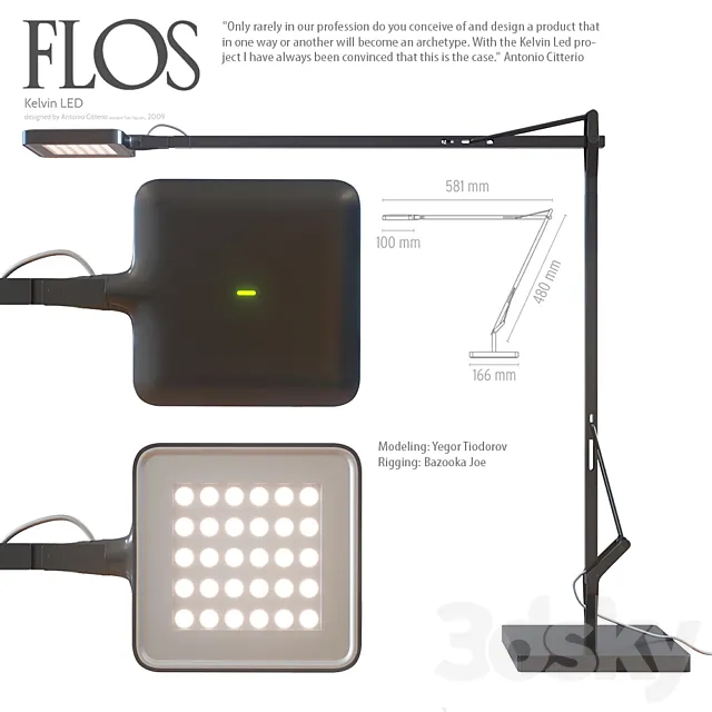 Flos Kelvin LED 3D Model