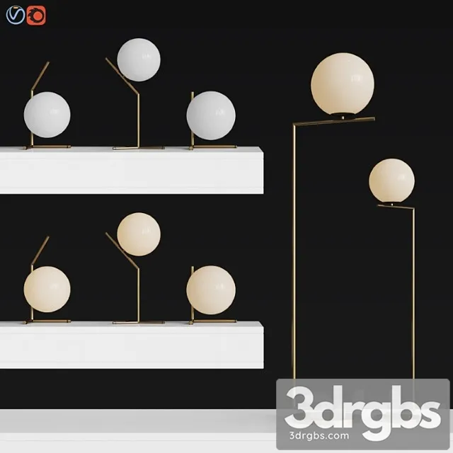 Flos light set – set 1 3D Model Download